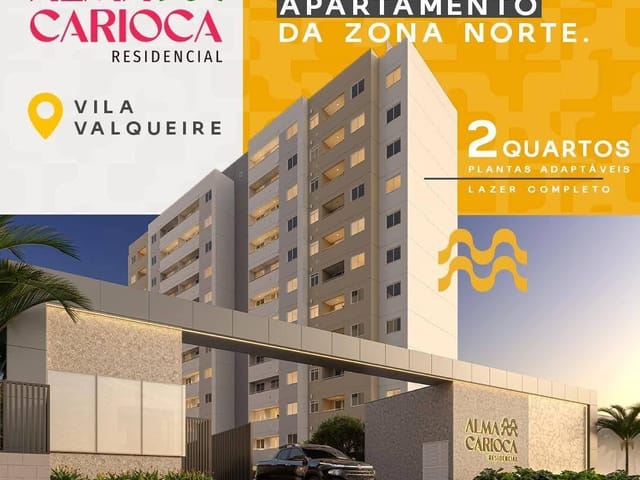 Apartamento com 47m² 2 quartos e 1 banheiro, à venda, no bairro VILA VALQUEIRE em Rio de Janeiro