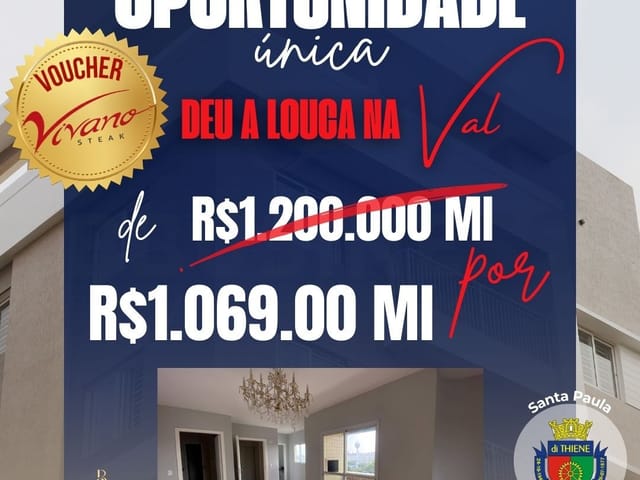 Apartamento 3 quartos e 5 banheiros, à venda, no bairro Santa Paula em São Caetano do Sul