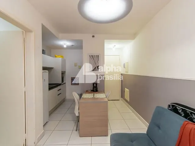 Apartamento com 33m² 1 quarto e 1 banheiro, à venda, no bairro Sul (Águas Claras) em Brasília