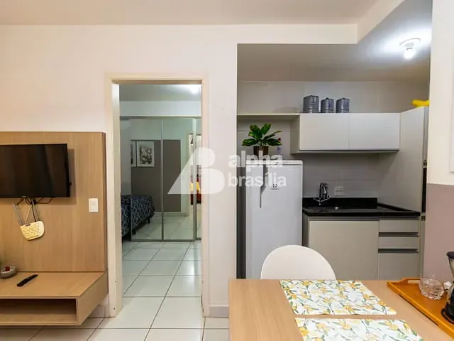 Apartamento com 33m² 1 quarto e 1 banheiro, à venda, no bairro Sul (Águas Claras) em Brasília