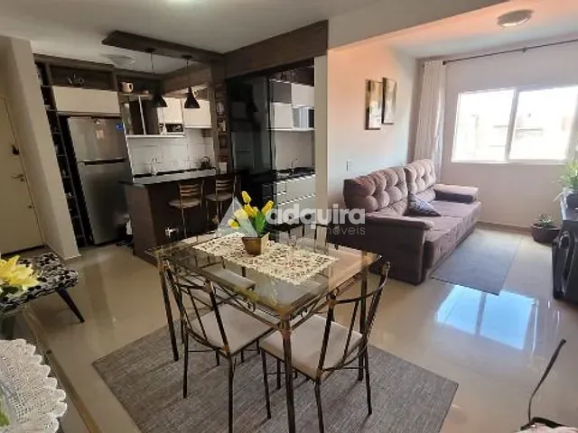 Apartamento 3 quartos e 2 banheiros, à venda, no bairro Jardim Carvalho em Ponta Grossa
