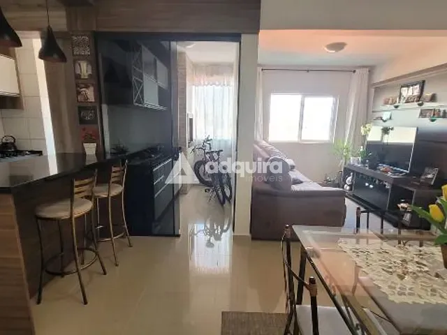 Apartamento 3 quartos e 2 banheiros, à venda, no bairro Jardim Carvalho em Ponta Grossa