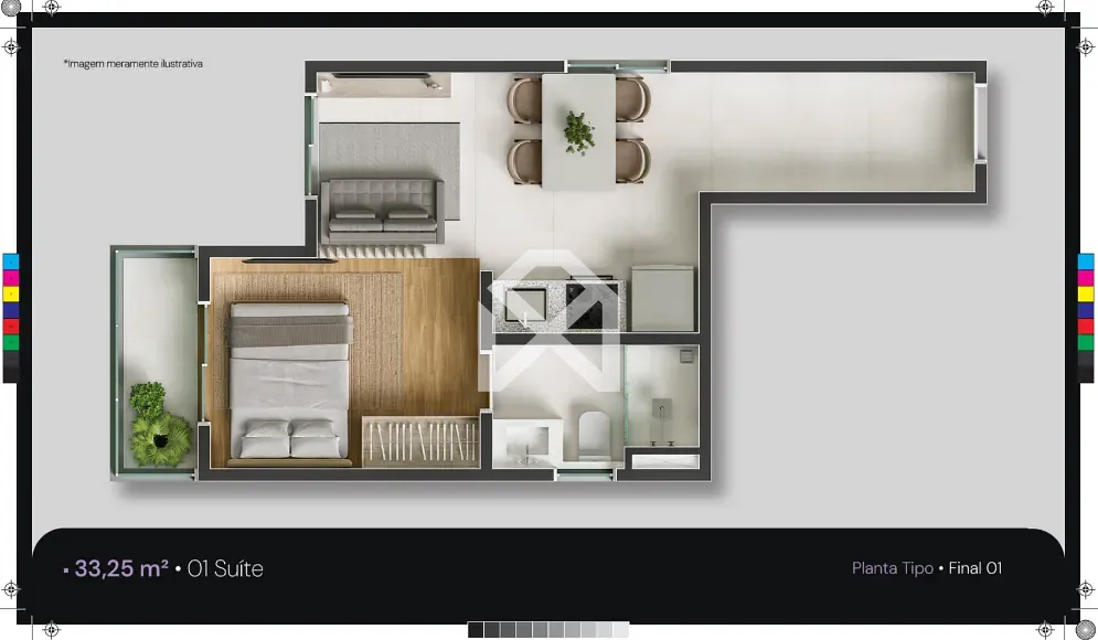 Apartamento, 1 quarto, 33 m² - Foto 6