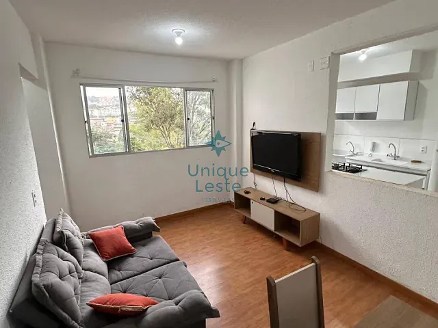 Apartamento 2 quartos e 1 banheiro, à venda, no bairro Granja de Freitas em Belo Horizonte
