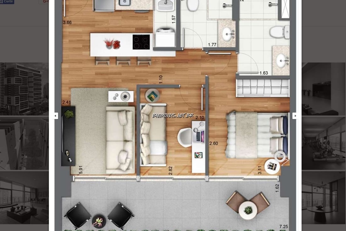 Apartamento, 1 quarto, 41 m² - Foto 17