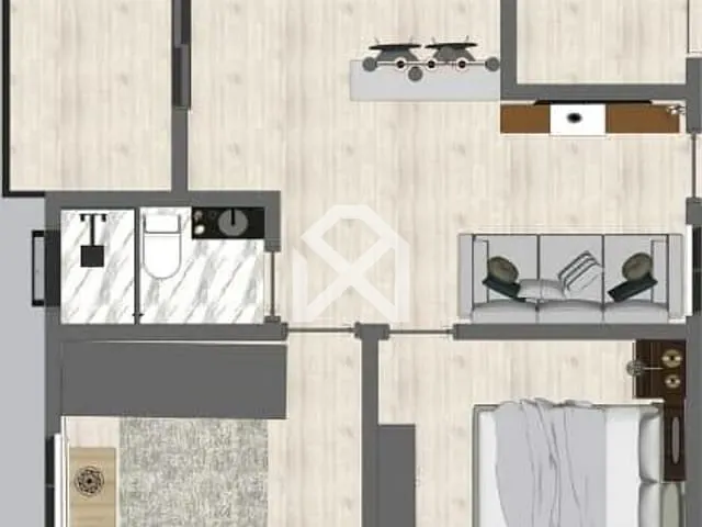 Apartamento com 41m² 2 quartos e 1 banheiro, à venda, no bairro Cidade Patriarca em São Paulo
