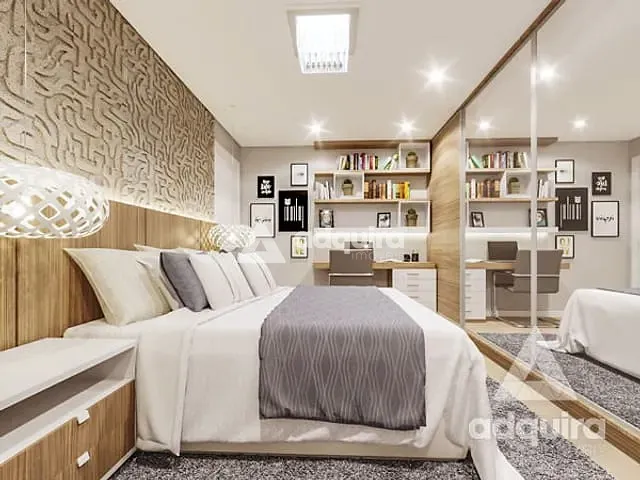 Apartamento com 157m² 3 quartos e 2 banheiros, à venda, no bairro Estrela em Ponta Grossa