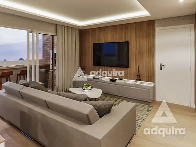 Apartamento com 157m² 3 quartos e 2 banheiros, à venda, no bairro Estrela em Ponta Grossa