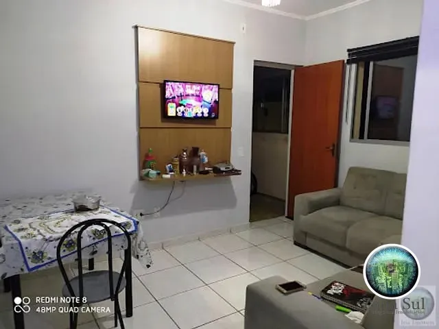 Apartamento com 48m² 2 quartos e 1 banheiro, à venda, no bairro Parque São João em Votorantim