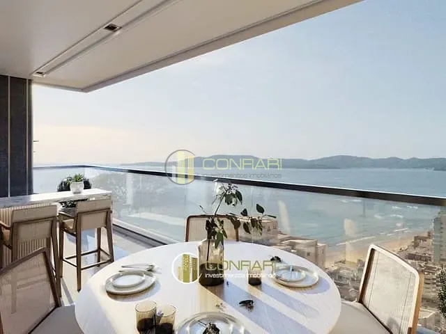 Apartamento com 181m² 3 quartos e 4 banheiros, à venda, no bairro Meia Praia em Itapema
