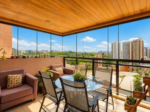 Apartamento com 264m² 4 quartos e 5 banheiros, à venda, no bairro Cabral em Curitiba