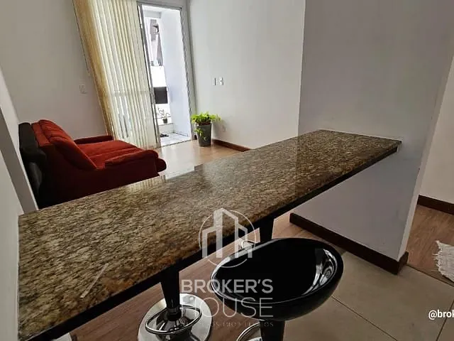 Apartamento com 54m² 1 quarto e 1 banheiro, para alugar, no bairro Mata da Praia em Vitória