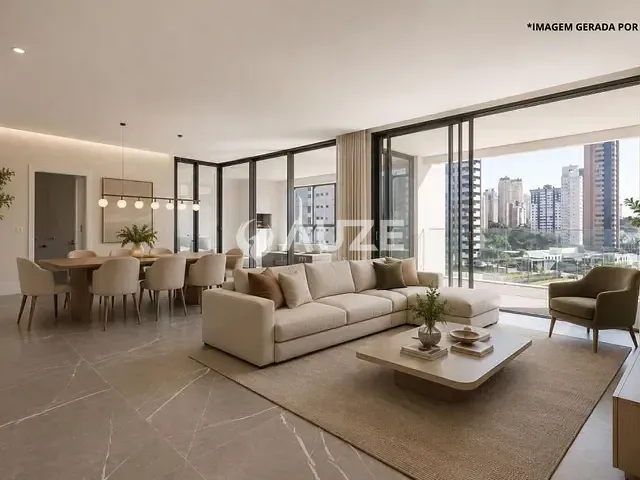 Apartamento com 227m² 3 quartos e 5 banheiros, à venda, no bairro Ecoville em Curitiba