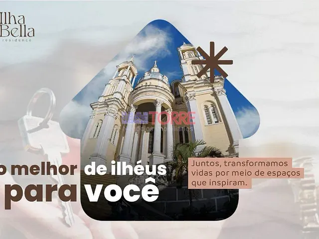 Apartamento 2 quartos e 2 banheiros, à venda, no bairro São Francisco em Ilhéus