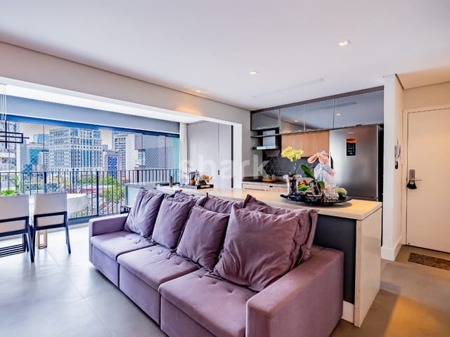 Apartamento com 81m² 3 quartos e 2 banheiros, à venda, no bairro Vila Olímpia em São Paulo