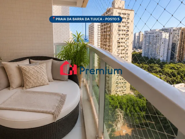 Apartamento 3 quartos e 3 banheiros, à venda, no bairro Barra da Tijuca em Rio de Janeiro