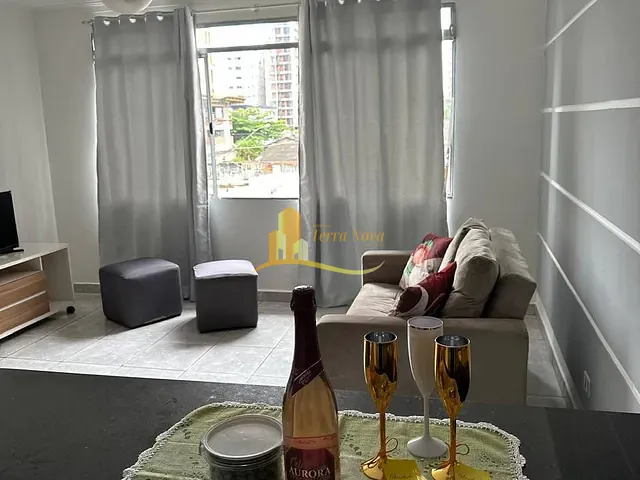 Apartamento 1 quarto e 1 banheiro, à venda, no bairro Canto do Forte em Praia Grande