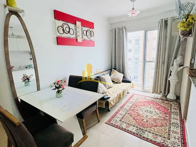 Apartamento 2 quartos e 1 banheiro, para alugar, no bairro Ocian em Praia Grande