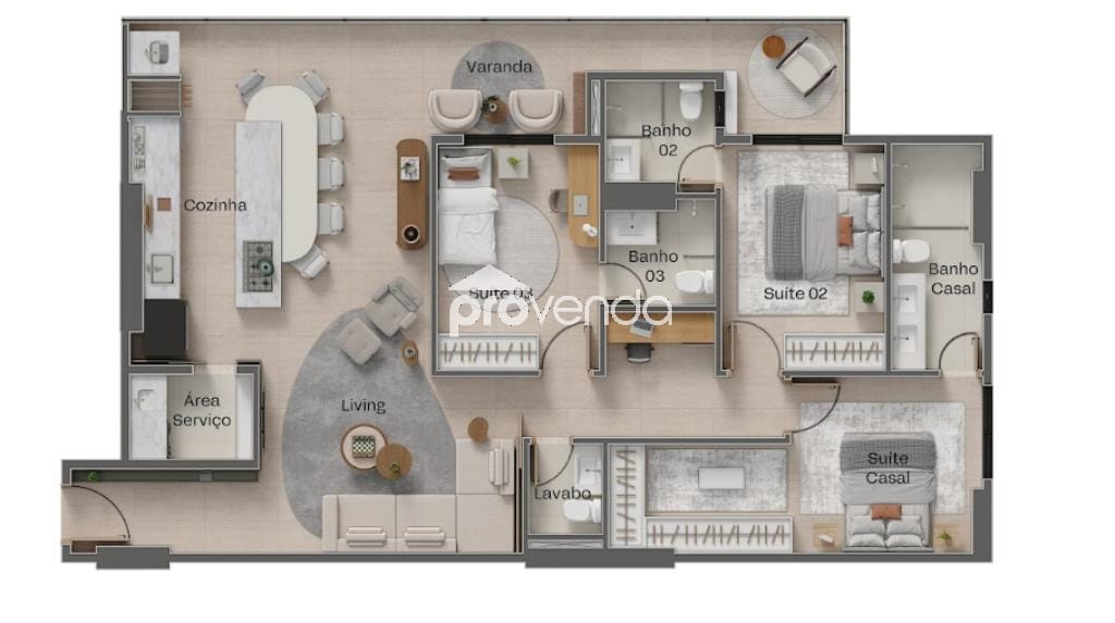 Apartamento, 3 quartos, 113 m² - Foto 19