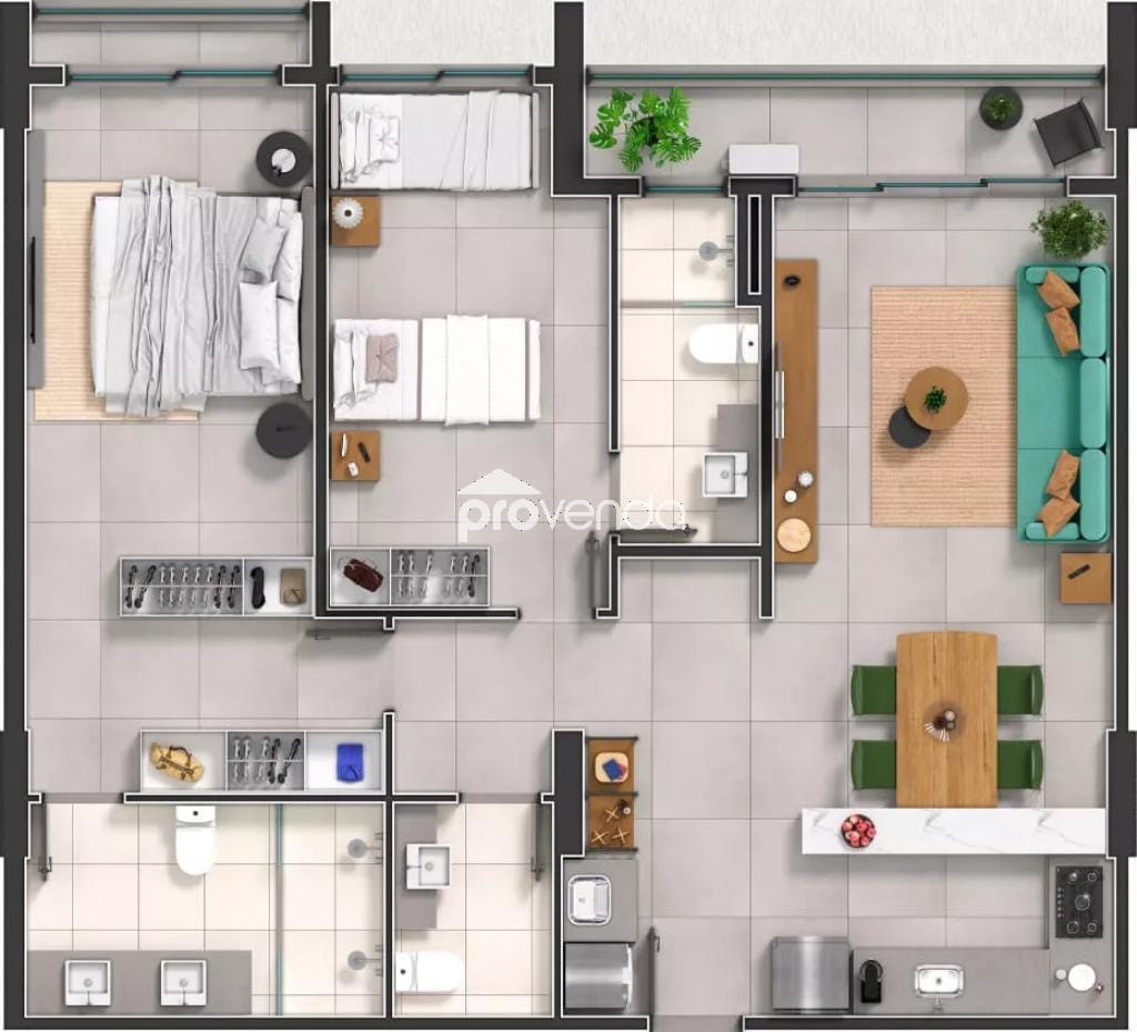 Apartamento, 2 quartos, 92 m² - Foto 11