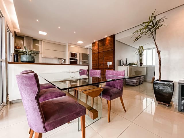 Foto do Apartamento - Apartamento à venda no condomínio Sublime no Setor Bueno em Goiânia GO tendo 117m² com 3 suítes, espaço gourmet na sacada e 2 vagas de garagem. | Home Gyn Imóveis Ltda