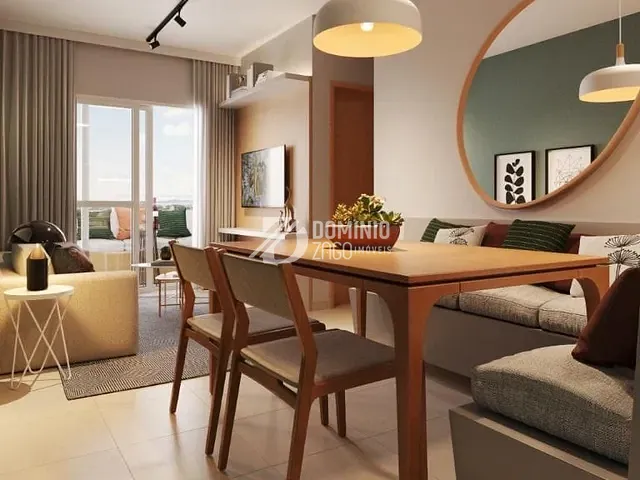 Apartamento com 53m² 2 quartos e 2 banheiros, à venda, no bairro Jardim do Lago em Uberaba
