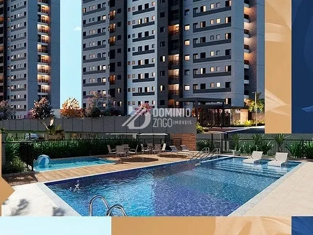 Apartamento com 53m² 2 quartos e 2 banheiros, à venda, no bairro Jardim do Lago em Uberaba