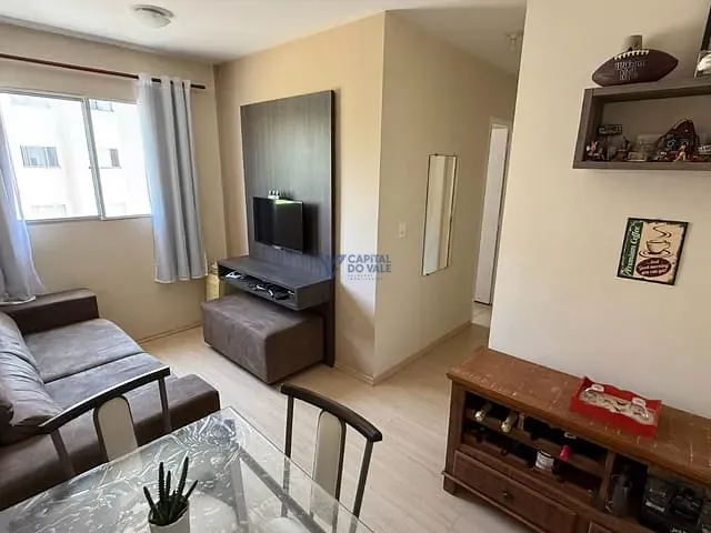 Apartamento 2 quartos e 1 banheiro, à venda, no bairro Vila Rangel em São José dos Campos