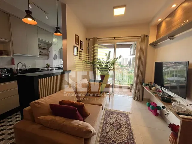 Apartamento com 65m² 2 quartos e 3 banheiros, à venda, no bairro Parque Residencial das Camélias em Bauru