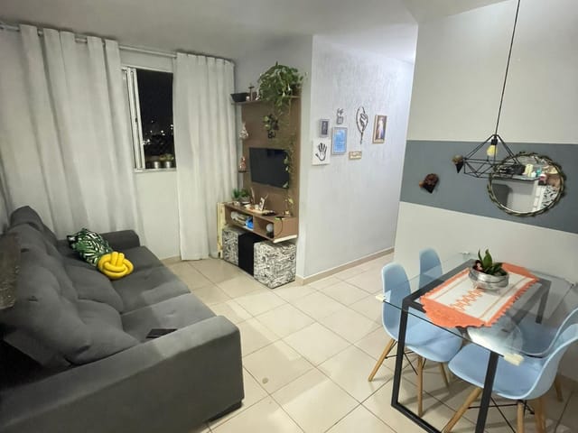 Apartamento com 50m² 2 quartos e 2 banheiros, à venda, no bairro Jardim Luz em Aparecida de Goiânia