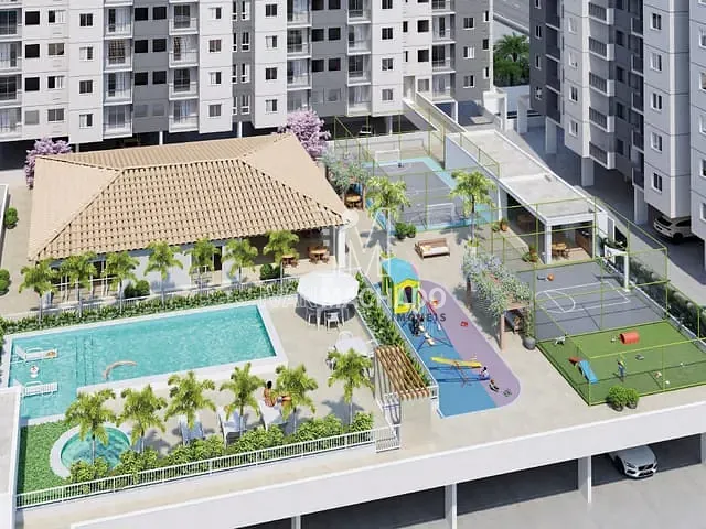 Apartamento com 52m² 2 quartos e 1 banheiro, à venda, no bairro Planalto de Carapina em Serra