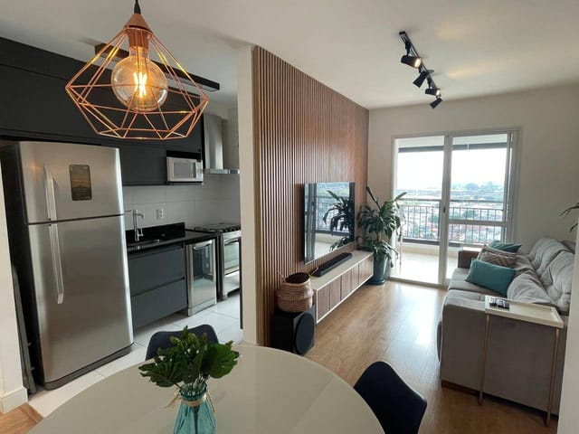 Apartamento com 69m² 2 quartos e 2 banheiros, para alugar, no bairro Vila Anastácio em São Paulo