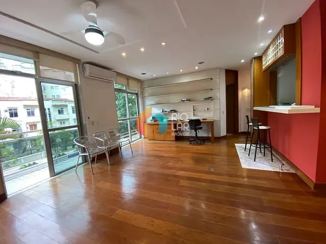 Apartamento com 97m² 2 quartos e 4 banheiros, à venda, no bairro Lagoa em Rio de Janeiro