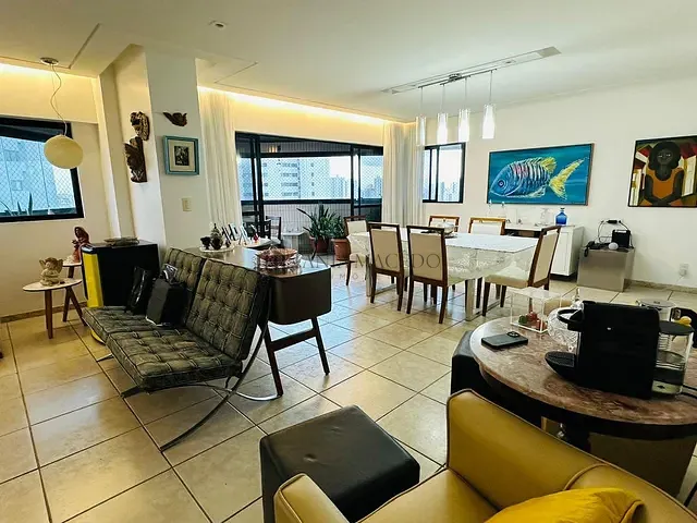 Apartamento com 216m² 5 quartos e 5 banheiros, à venda, no bairro Monteiro em Recife