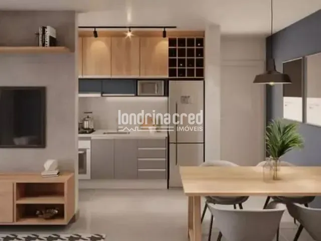 Apartamento 2 quartos e 1 banheiro, à venda, no bairro Jardim Olímpico em Londrina
