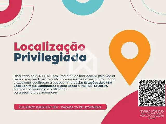 Apartamento com 34m² 2 quartos e 1 banheiro, à venda, no bairro Parada XV de Novembro em São Paulo