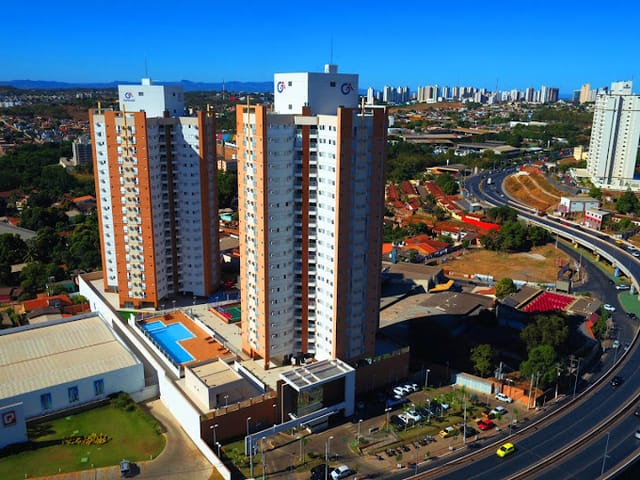 Foto do Apartamento - Villággio Di Bonifácia: Apartamento de 72m²  para locação, 3 quartos, semimobiliado - Jardim Santa Marta, Cuiabá, MT | Verticali Imóveis