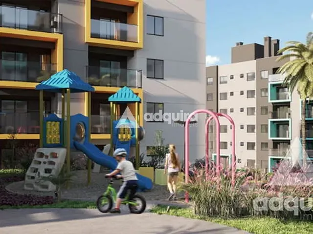 Apartamento 2 quartos e 1 banheiro, à venda, no bairro Uvaranas em Ponta Grossa