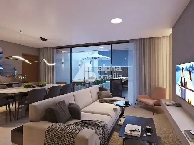 Apartamento com 111m² 3 quartos e 3 banheiros, à venda, no bairro Guará II em Brasília