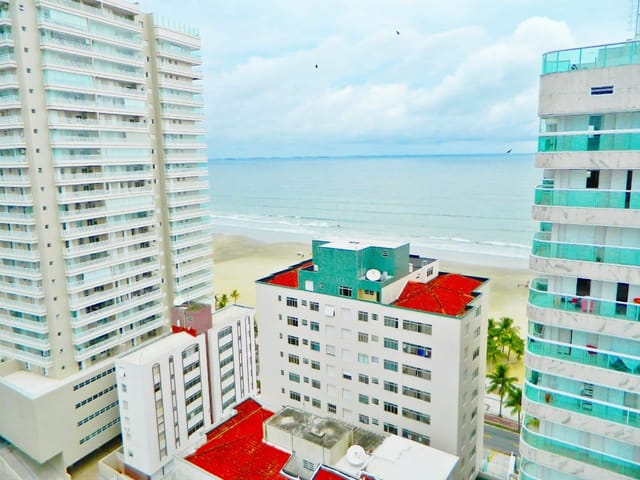 Apartamento 3 quartos e 2 banheiros, à venda, no bairro Aviação em Praia Grande