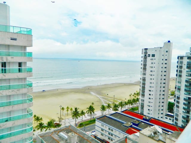Apartamento 3 quartos e 2 banheiros, à venda, no bairro Aviação em Praia Grande