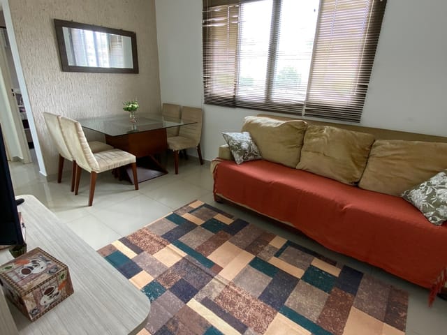 Foto do Apartamento - Condomínio Villas de Minas do Cuiabá: Apartamento de 59m² para locação e venda, mobiliado, sol da manhã, 2 quartos - Porto, Cuiabá, MT | Verticali Imóveis