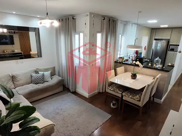 Apartamento 3 quartos e 2 banheiros, à venda, no bairro Santa Maria em Santo André