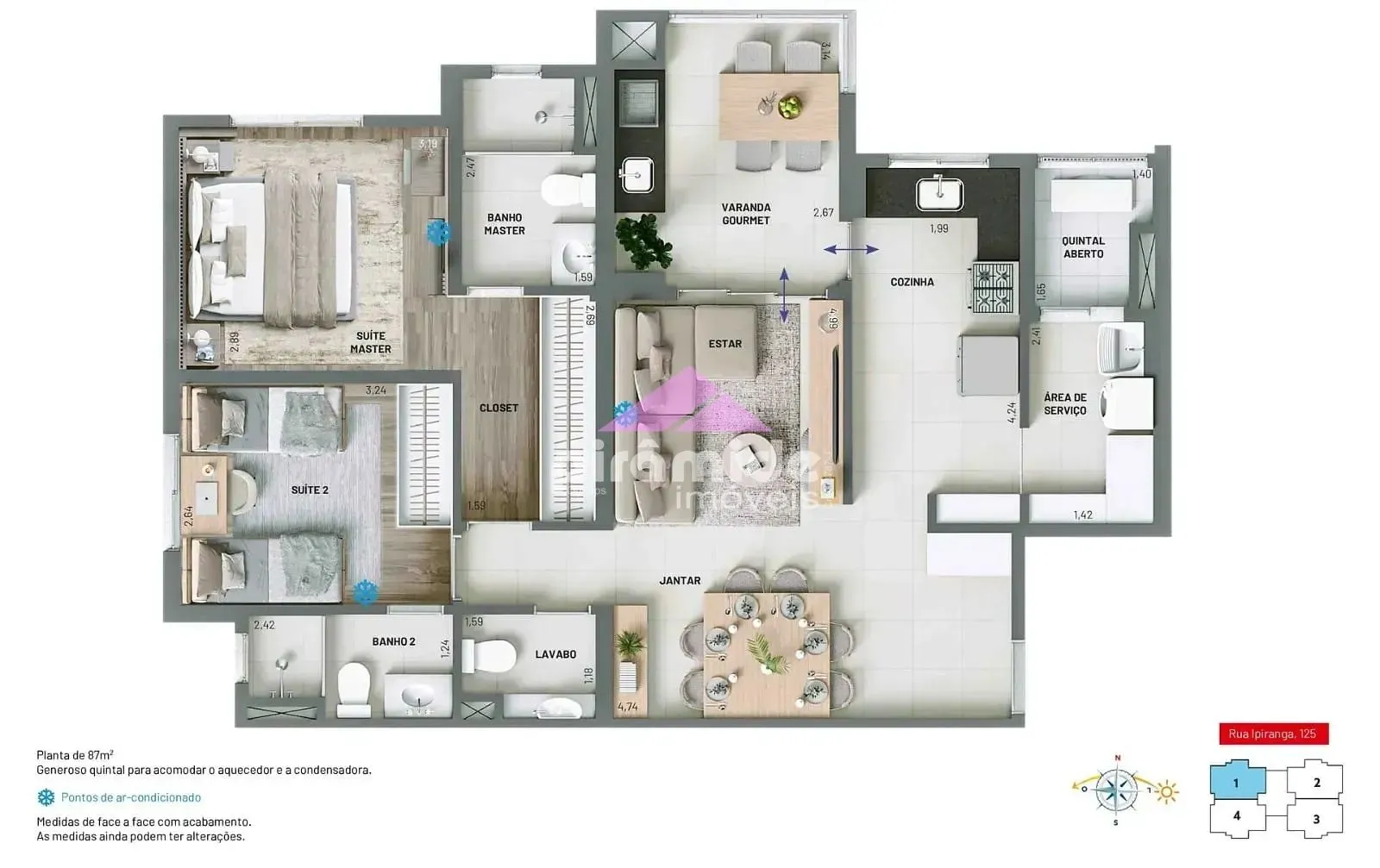 Apartamento, 2 quartos, 87 m² - Foto 24