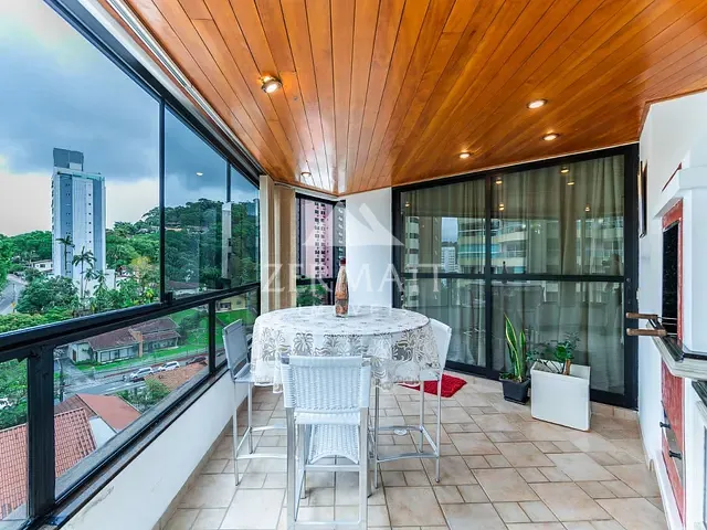 Apartamento com 326m² 3 quartos e 5 banheiros, à venda, no bairro Ponta Aguda em Blumenau