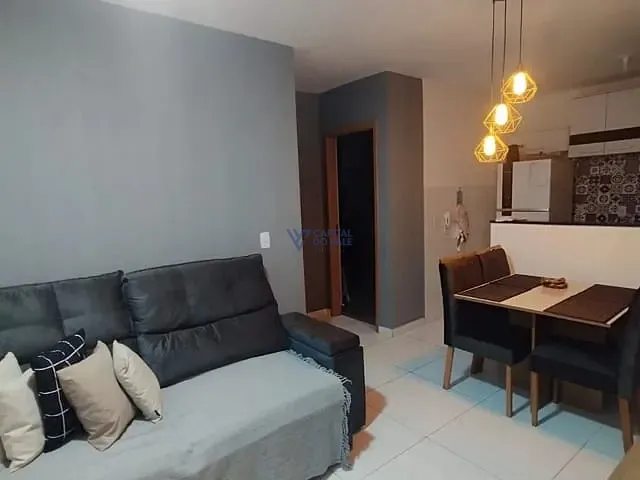 Apartamento 2 quartos e 1 banheiro, à venda, no bairro Residencial Frei Galvão em São José dos Campos
