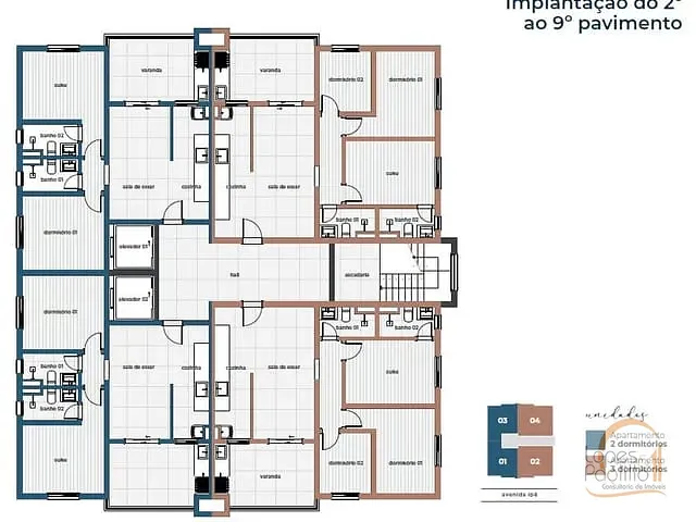Apartamento com 90m² 2 quartos e 2 banheiros, à venda, no bairro Vila Gardênia em Atibaia