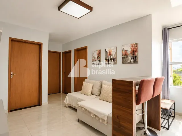 Apartamento 2 quartos e 1 banheiro, para alugar, no bairro Areal (Águas Claras) em Brasília