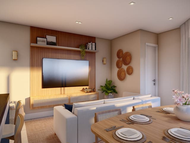 Apartamento 2 quartos e 2 banheiros, à venda, no bairro Itaguá em Ubatuba
