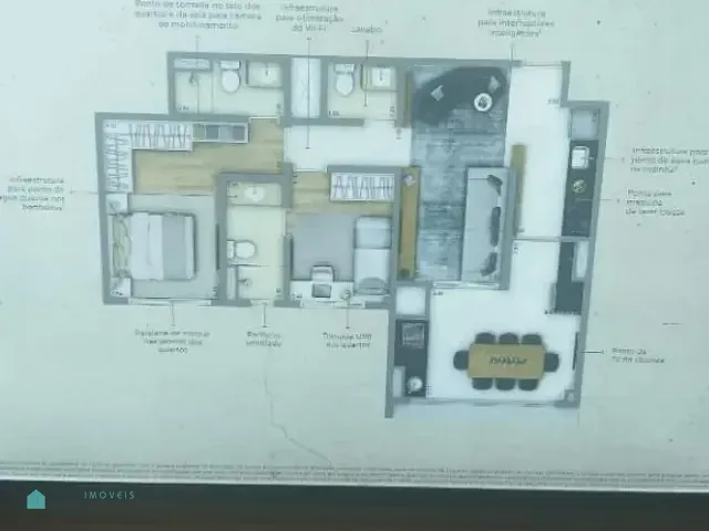 Apartamento com 73m² 2 quartos e 3 banheiros, à venda, no bairro Vila Primavera em São Paulo